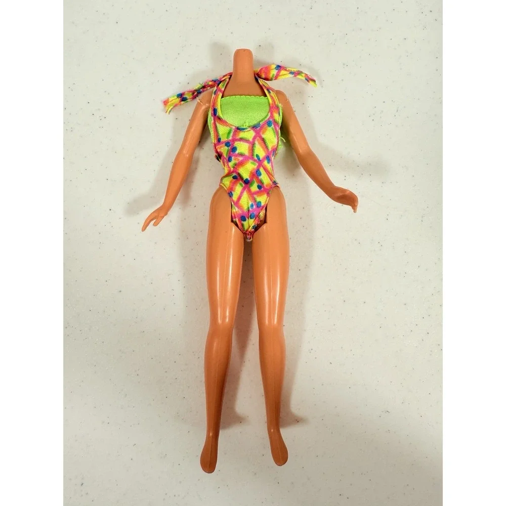Hawaiian Fun Barbie Ken And Jazzy Summer Vintage Doll Lot Damage Read